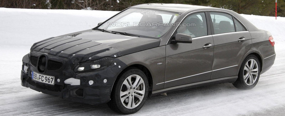 Mercedes E-Class Facelift - Primele poze spion! Mercedes E-Class Facelift - Primele poze spion!