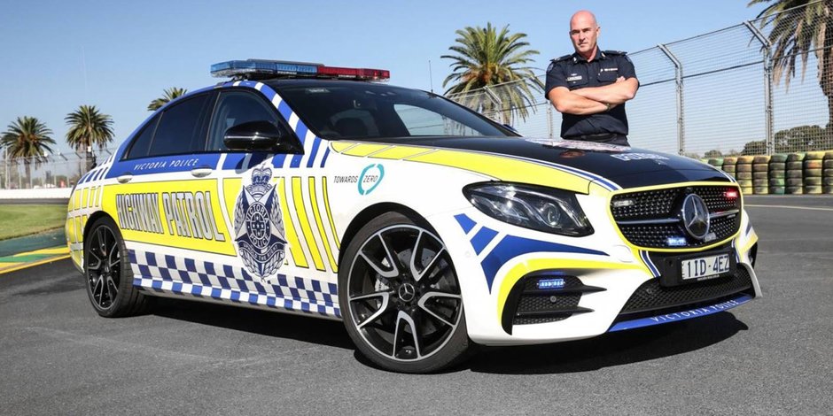 Mercedes E43 AMG 4Matic de politie