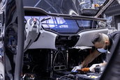 Mercedes EQS - Poze de pe linia de productie