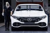 Mercedes EQS - Poze de pe linia de productie