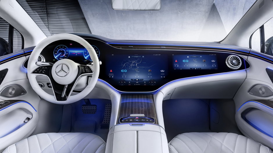 Mercedes EQS - Poze interior