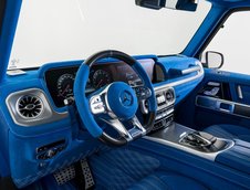 Mercedes G-Class cu interior albastru