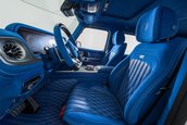 Mercedes G-Class cu interior albastru