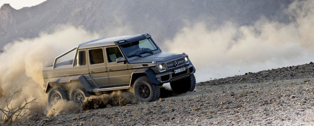 Mercedes G63 AMG 6x6: VEZI CAT COSTA off-roader-ul suprem