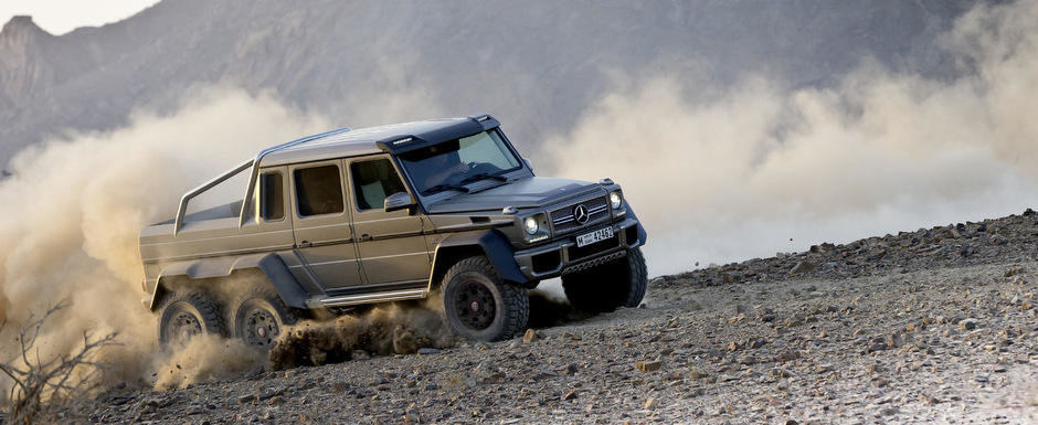 Mercedes G63 AMG 6x6: VEZI CAT COSTA off-roader-ul suprem