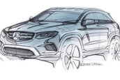 Mercedes GLC - Prima schita
