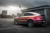 Mercedes GLE Coupe cu vopsea cameleon si jante Vossen