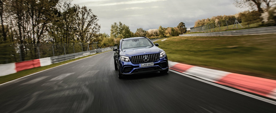 Mercedes mai doboara un record: GLC bate Stelvio si devine cel mai rapid SUV de pe 'Ring