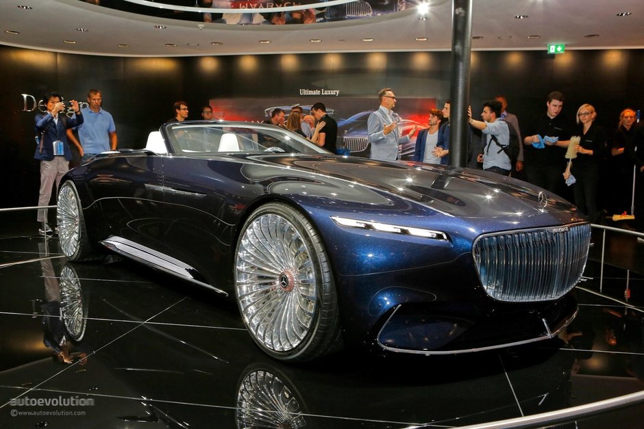 Mercedes-Maybach 6 Cabriolet- poze reale de la Frankfurt