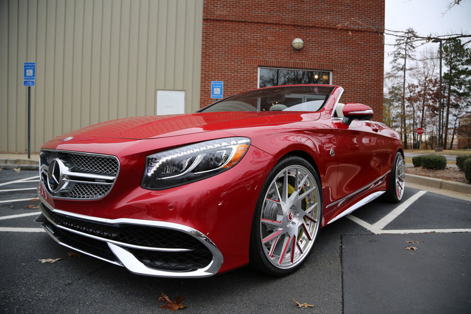 Mercedes-Maybach S650 Cabriolet cu jante Forgiato