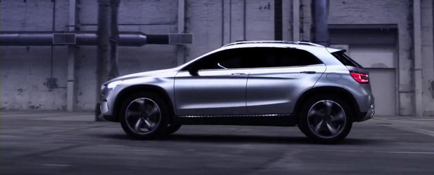 Mercedes prezinta in actiune si detaliu noul Concept GLA