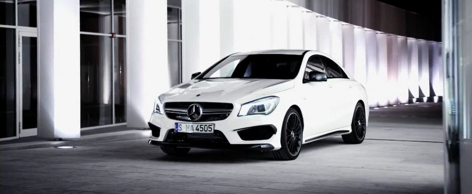 Mercedes prezinta in actiune si detaliu noul CLA45 AMG