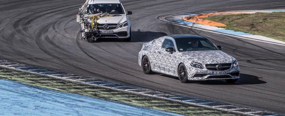 Mercedes publica o noua serie de imagini ale viitorului sau C63 Coupe Mercedes publica o noua serie de imagini ale viitorului sau C63 Coupe