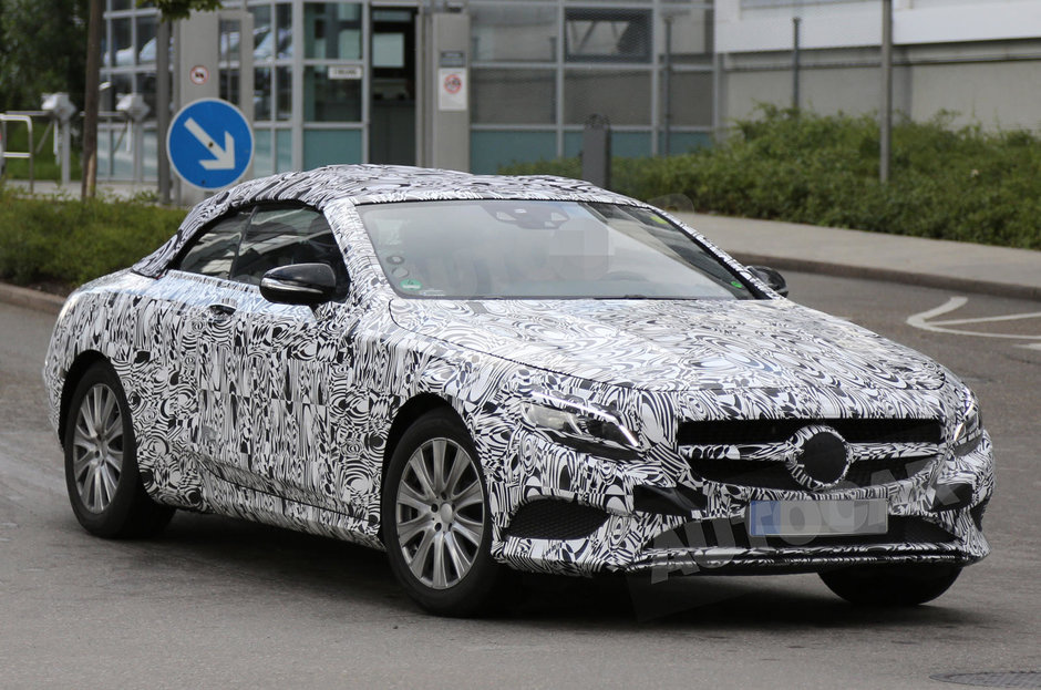 Mercedes S-Class Cabriolet - Poze Spion