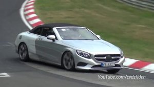 Mercedes S-Class Cabriolet revine la Nurburgring pentru o ultima serie de teste