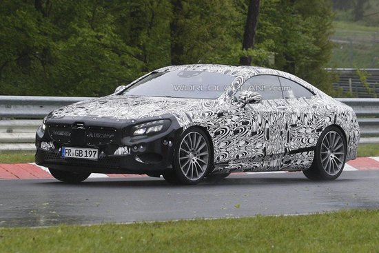 Mercedes S-Class Coupe - Noi Poze Spion