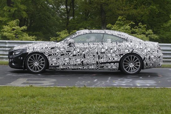 Mercedes S-Class Coupe - Noi Poze Spion