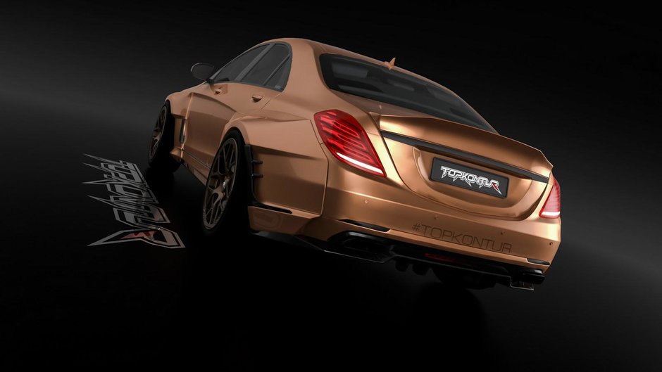 Mercedes S-Class tunat virtual