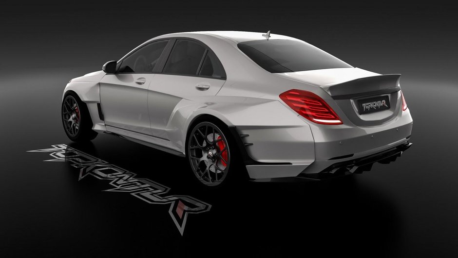 Mercedes S-Class tunat virtual