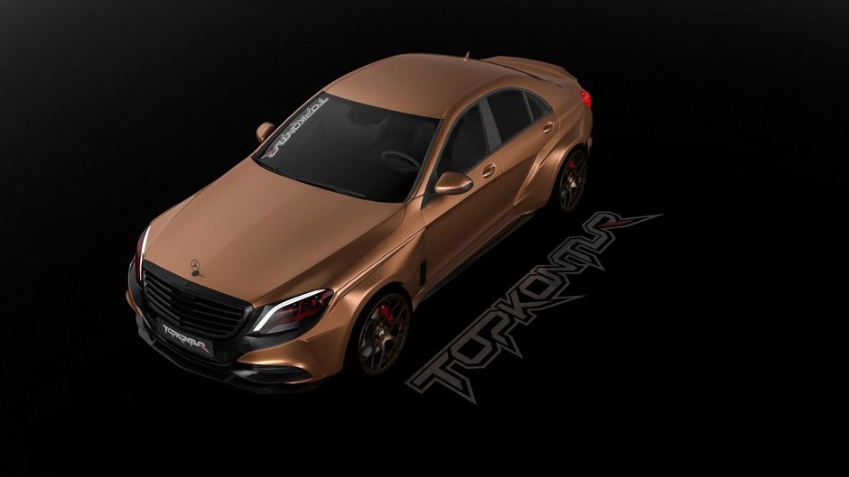 Mercedes S-Class tunat virtual