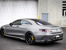 Mercedes S63 AMG Coupe cu jante Vossen CVT