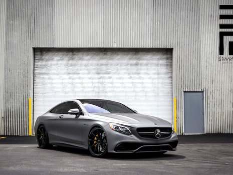 Mercedes S63 AMG Coupe cu jante Vossen CVT