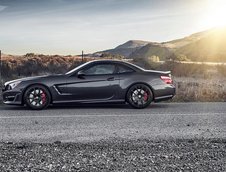 Mercedes SL63 AMG cu jante Vorsteiner