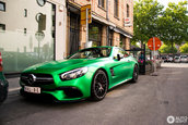 Mercedes SL63 in AMG green hell magno