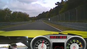 Mercedes SLS AMG Electric Drive la Nurburgring