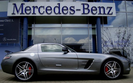 Mercedes SLS AMG GT in Romania