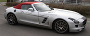 Noul Mercedes SLS AMG Roadster, surprins aproape necamuflat!