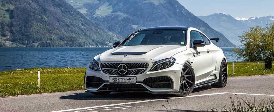 Mercedes-ul C63 devine un zeu al aerodinamicii cu ajutorul celor de la Prior Design