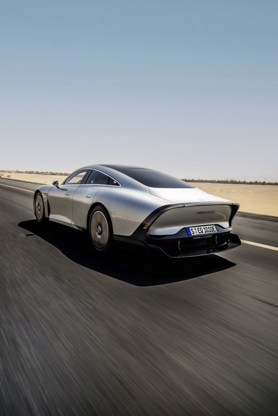 Mercedes Vision EQXX in teste
