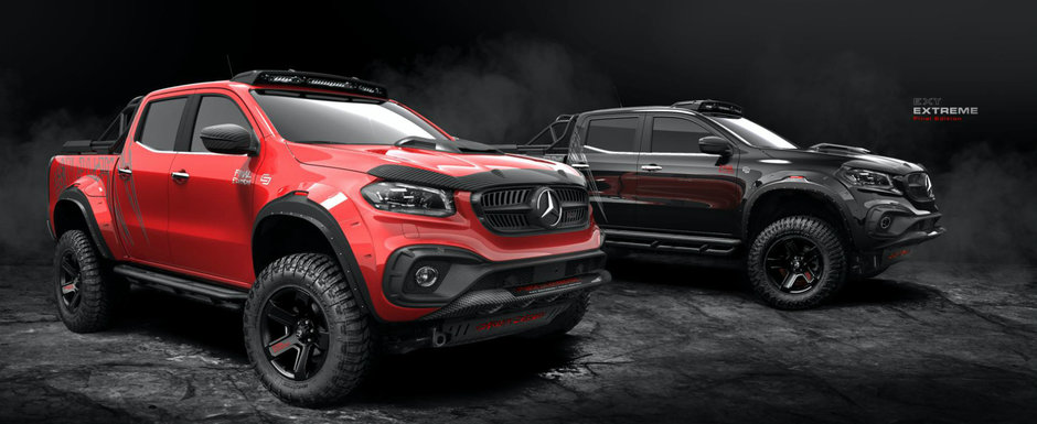 Mercedes X-Class se retrage cu stil. Carlex pregateste doua editii speciale pentru camioneta germana