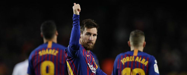 Messi in tinta in care Barcelona a invins Liverpool in Liga Campionilor