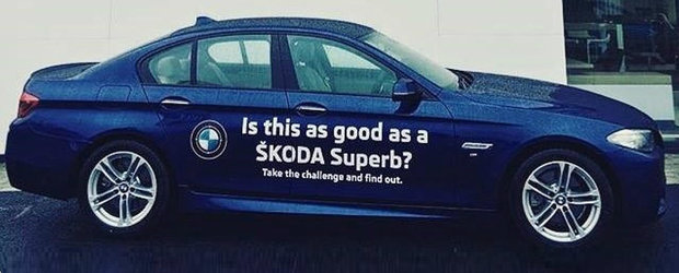 Metoda inedita prin care un dealer Skoda incearca sa vanda modelul Superb