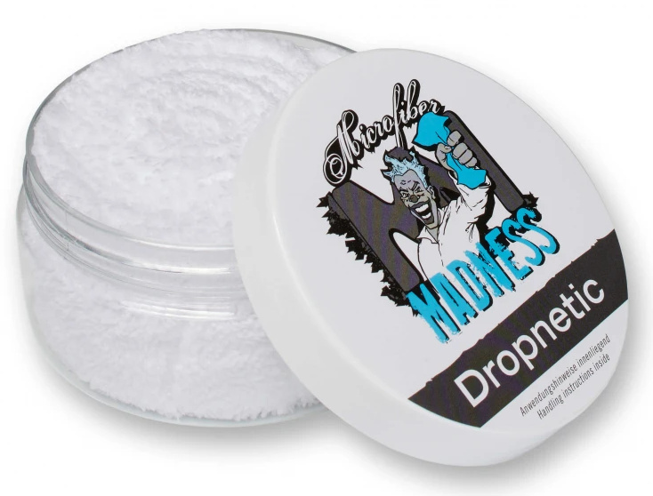 Microfiber Madness Dropnetic Mini Laventa Microfibra Magnetica Auto Alb 15cm MM-31