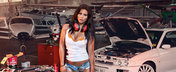 Miss Tuning Calendar 2013 - O sexy bruneta, plus multe masini tunate