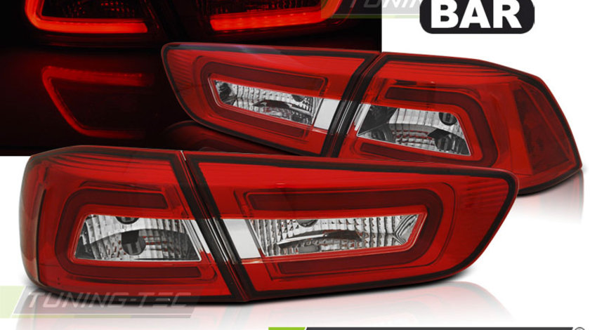 MITSUBISHI LANCER 8 SEDAN 08-11 ROSU ALB LED BAR