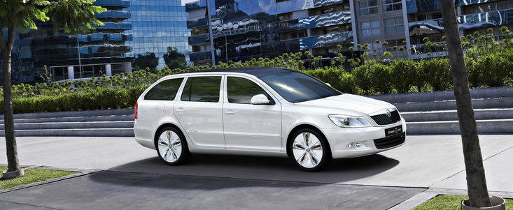 Modelul electric Octavia Green E Line a intrat in teste Modelul electric Octavia Green E Line a intrat in teste