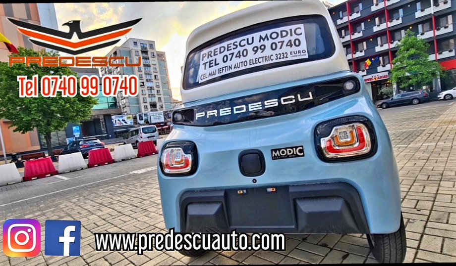 ModiC Predescu cel mai ieftin Mini Auto Electric Se conduce de la 16 ani