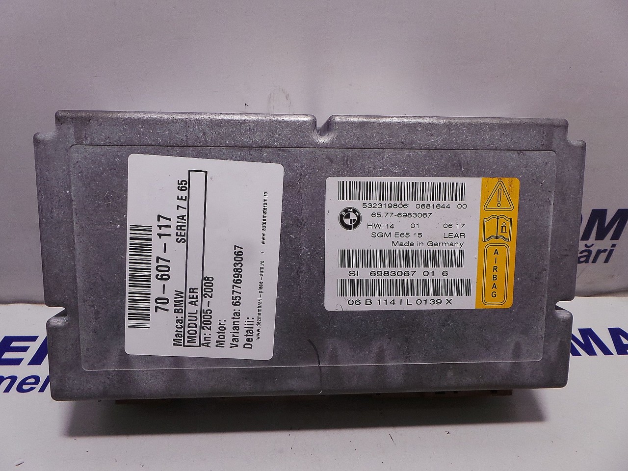 MODUL AER BMW SERIA 7 E 65 SERIA 7 E 65 - - (2005 2008)