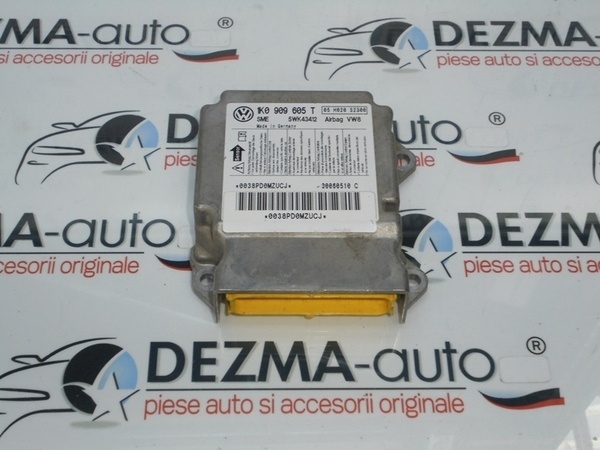 Modul airbag, 1K0909605T, Vw Jetta 3 (1K2) 1.9 tdi (id:116237)