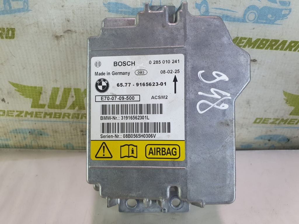 Modul airbag 65779165623 BMW X5 E70 [2006 - 2010] 3.0 d M57N2