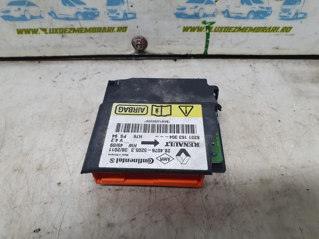Modul airbag 8201163304 Dacia Duster [2010 - 2013]