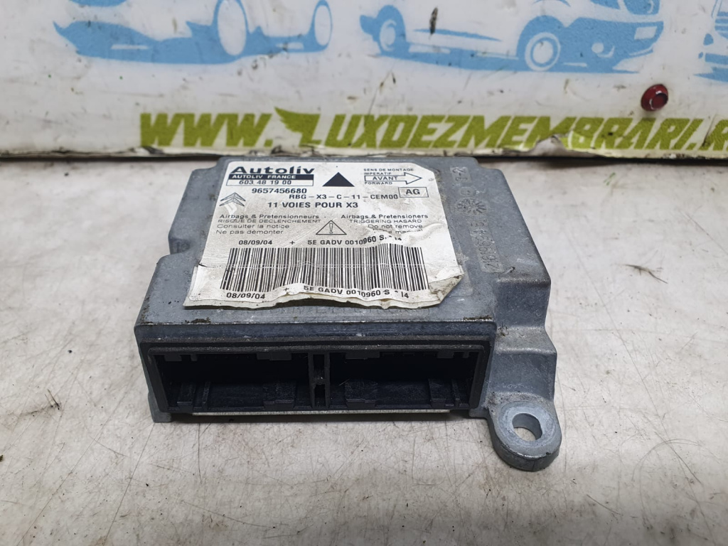 Modul airbag 9657456680 Citroen C5 [facelift] [2004 - 2008] 1.6 hdi 9HZ