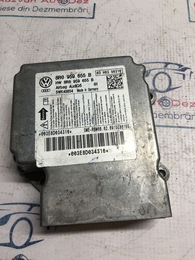 Modul airbag Audi Q5 2009, 8R0959655B