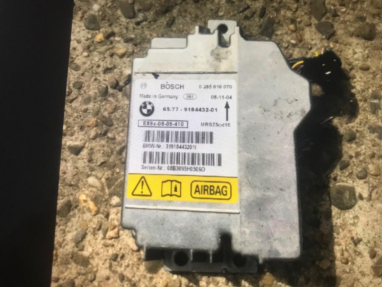 Modul airbag bmw e81 e87 cod 0 285 010 070.