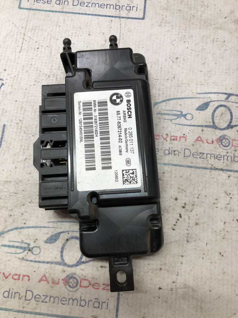 Modul airbag BMW Seria 1 F20 2012, 926721402