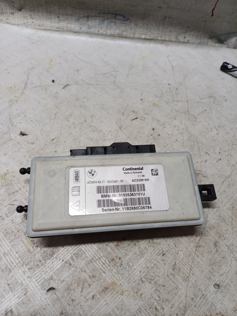 Modul airbag BMW Seria 5 F10 - Motorina 2010, 925363701